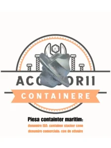 Stacker cone, bolț de stivuire pentru containere maritime