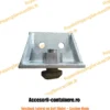 Twistlock lateral cu bolt filetat și placă de montaj pentru containere
