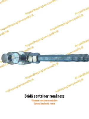 Bridă de îmbinare pentru containere modulare fabricate în România