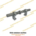 Bride containere maritime ISO, bridge fitting 380 mm galvanizat