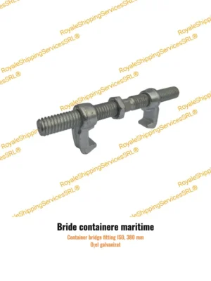 Bride containere maritime ISO, bridge fitting 380 mm galvanizat