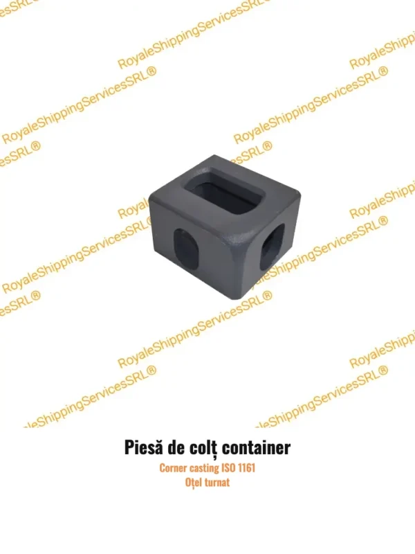 Corner casting container, piesă de colț din oțel turnat ISO 1161