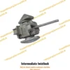 Intermediate twistlock, bolț de stivuire pentru containere maritime, galvanizat