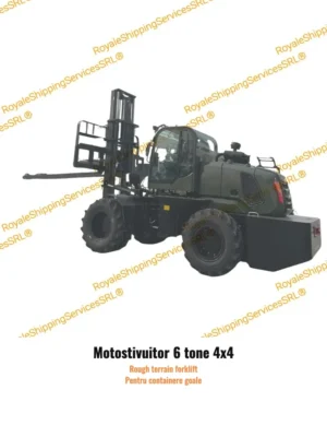 Motostivuitor 6 tone 4x4 diesel pentru manipularea containerelor