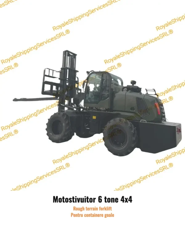 Motostivuitor 6 tone 4x4 diesel pentru manipularea containerelor