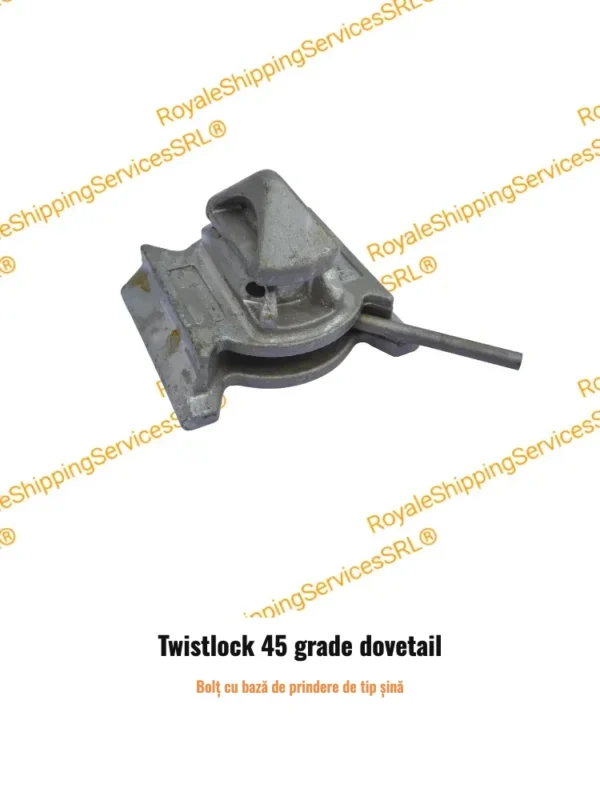 Twistlock 45 de grade cu bază de prindere pentru fixarea containerului pe fundație
